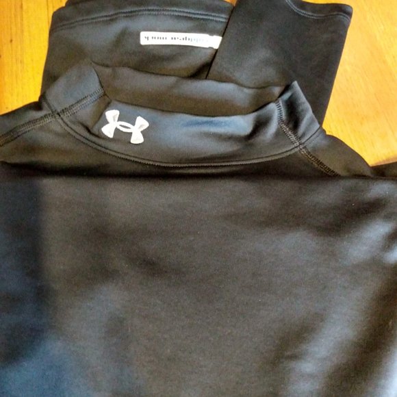 Under Armour Cold Gear Black Long Sleeve Shirt XL - Picture 6 of 6